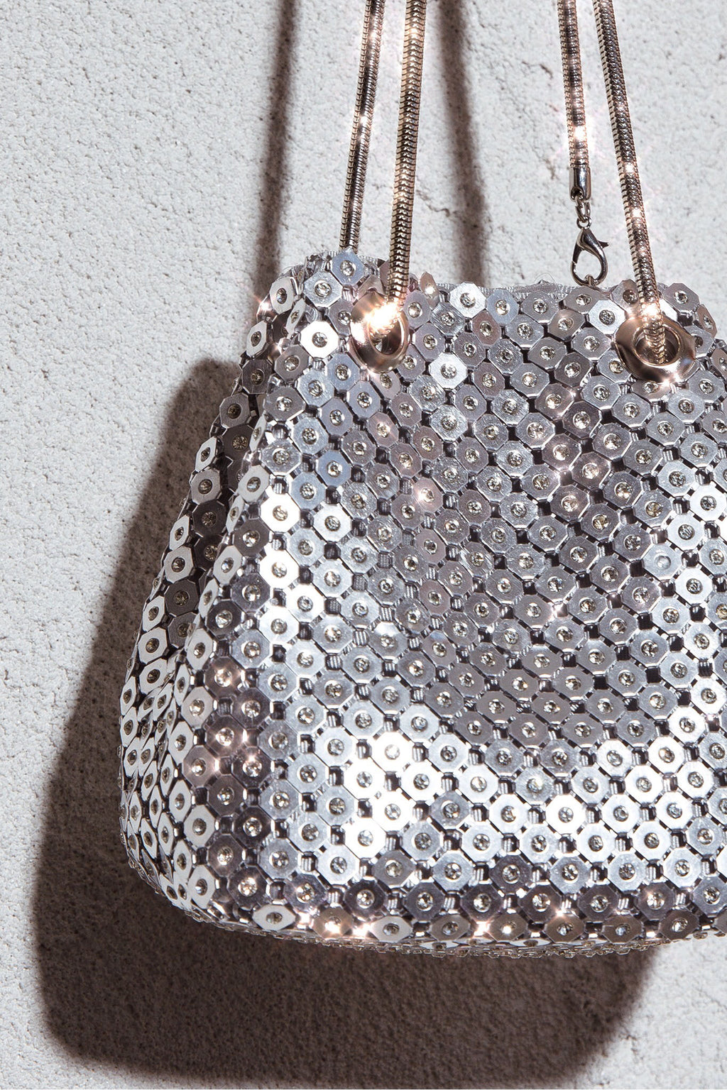 Trixie Chainmail Bag Silver by Selfie Leslie