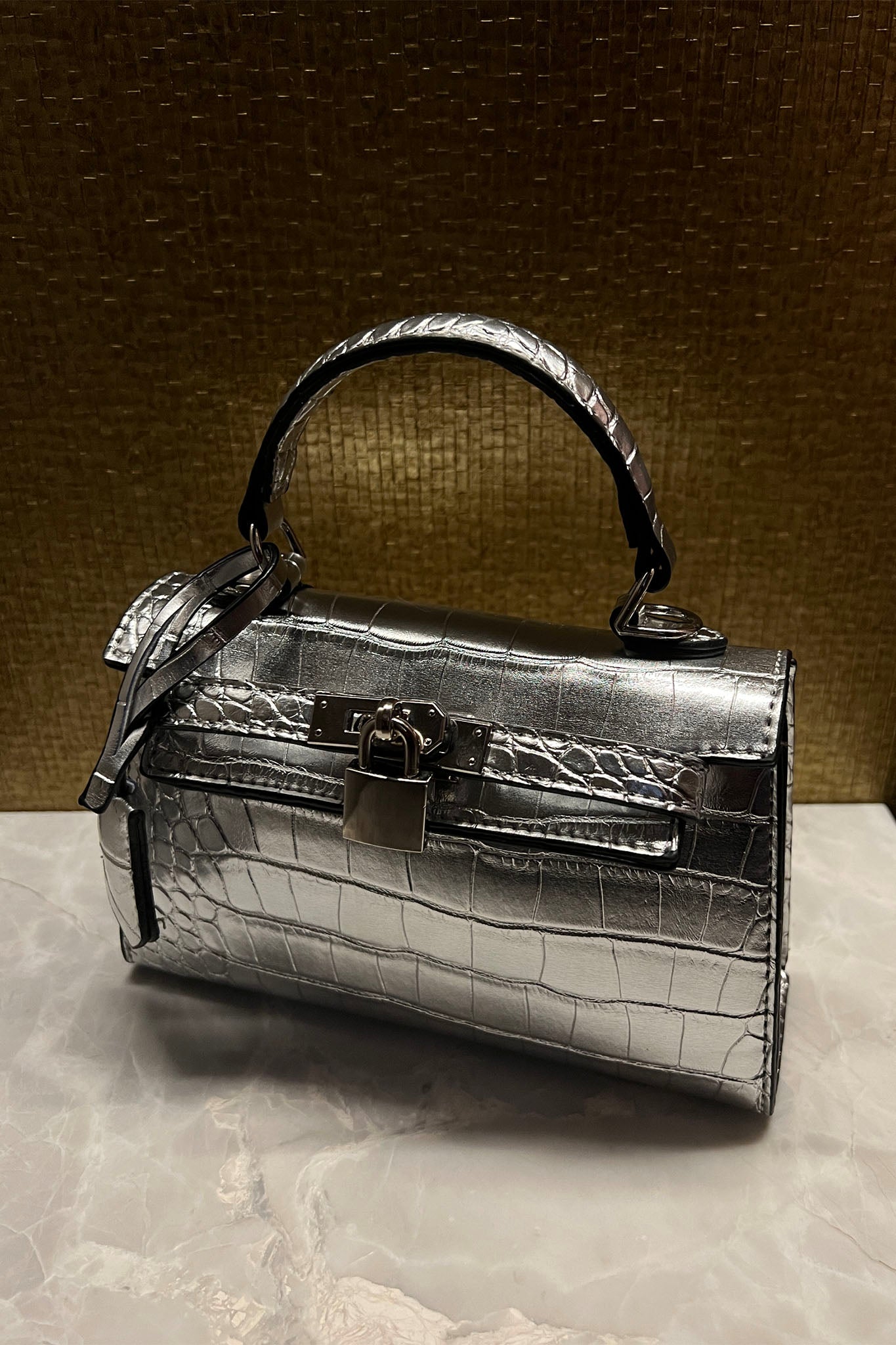 Peta And Jain Jaden Handbag Silver by Selfie Leslie
