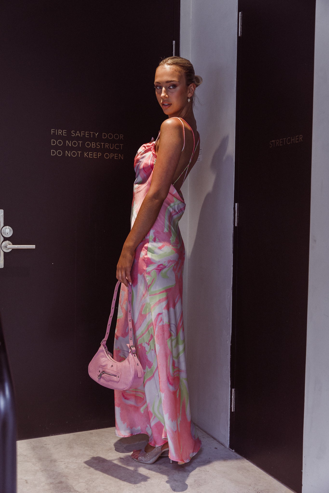 Peta And Jain Moto Shoulder Bag Pink by Selfie Leslie