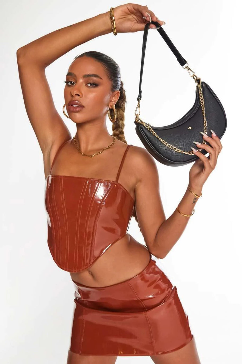 Peta And Jain Micki Shoulder Bag Black by Selfie Leslie