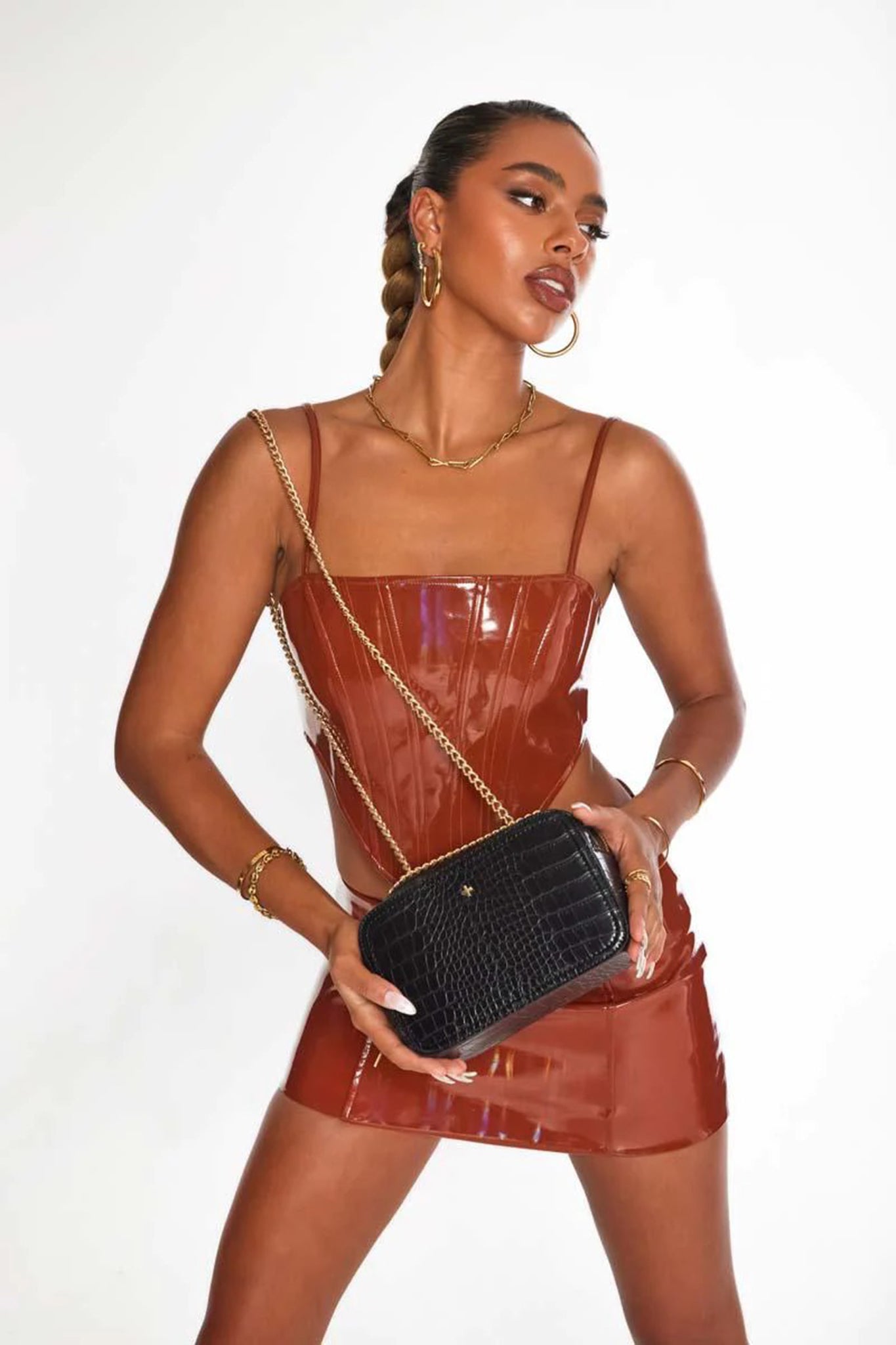 Peta And Jain Bond Crossbody Bag Black by Selfie Leslie