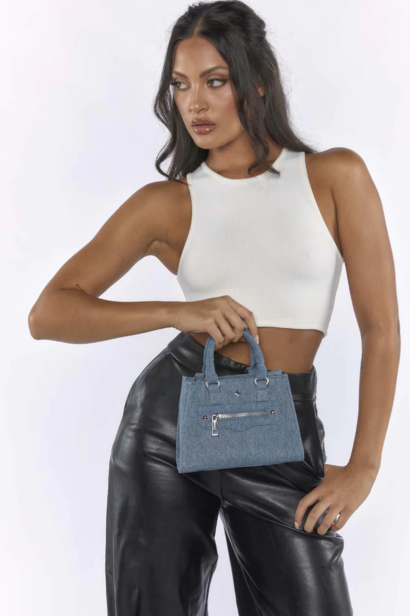 Peta And Jain Jaden Handbag Denim by Selfie Leslie
