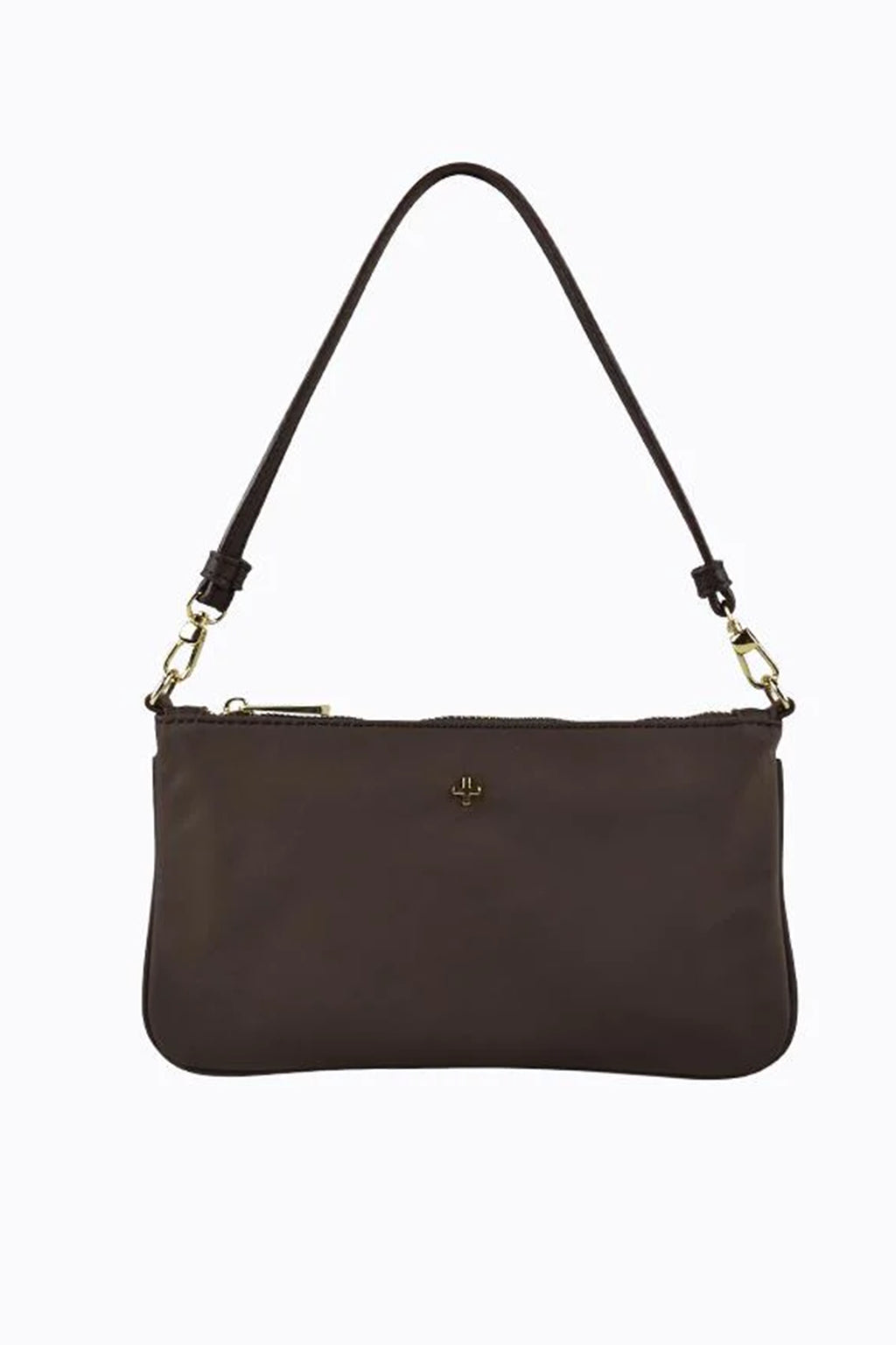 Peta And Jain Layla Mini Flat Shoulder Bag Chocolate by Selfie Leslie