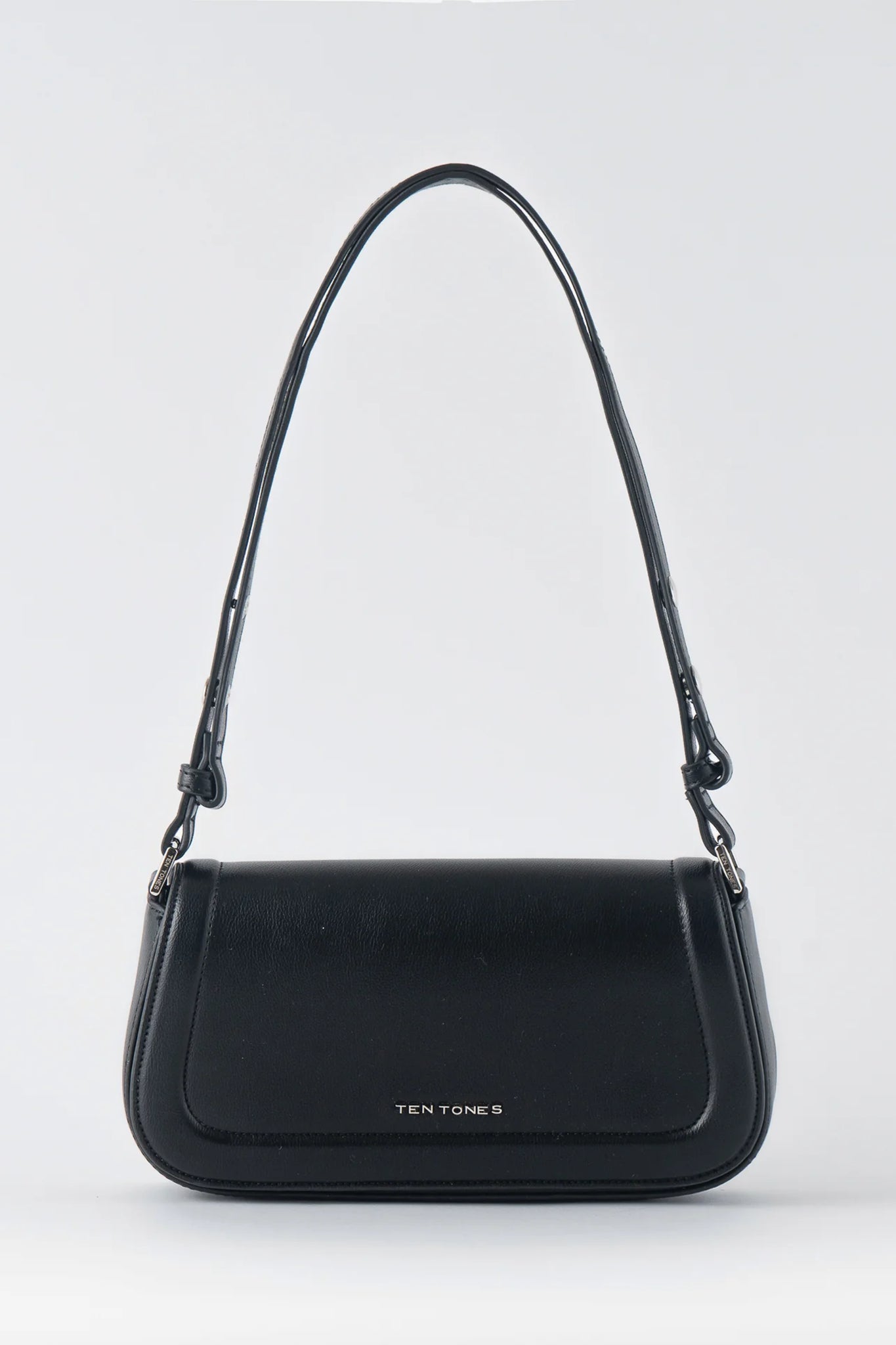 TEN TONES Bruno Baguette Bag Black by Selfie Leslie