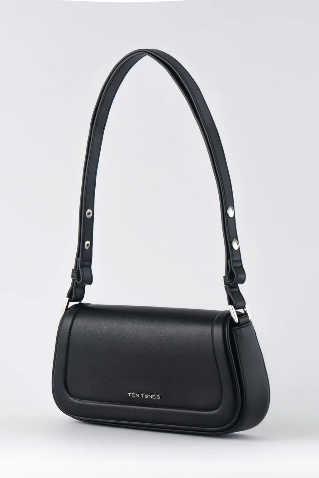 TEN TONES Bruno Baguette Bag Black by Selfie Leslie