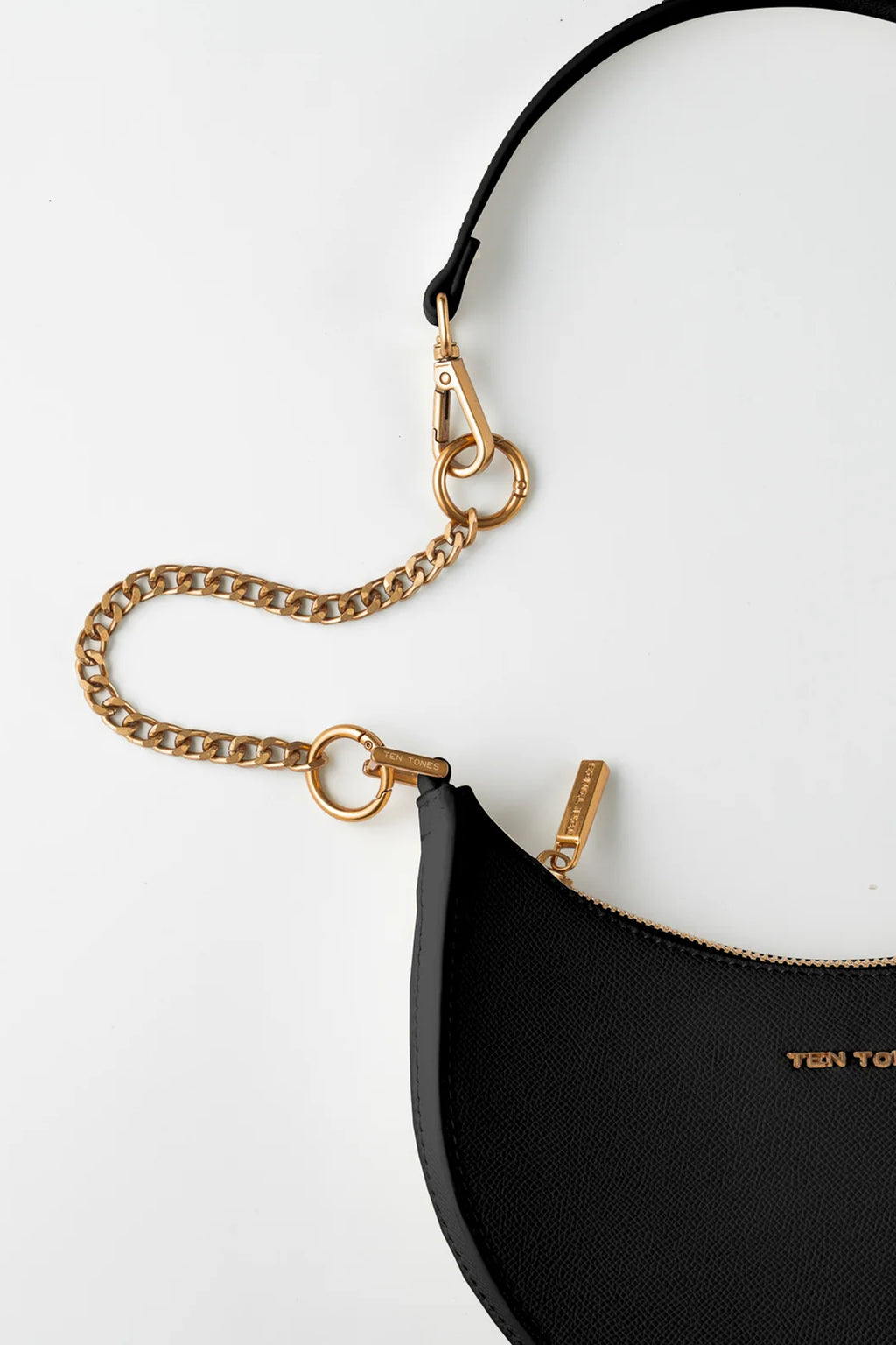 TEN TONES Grayson Moon Bag Black by Selfie Leslie