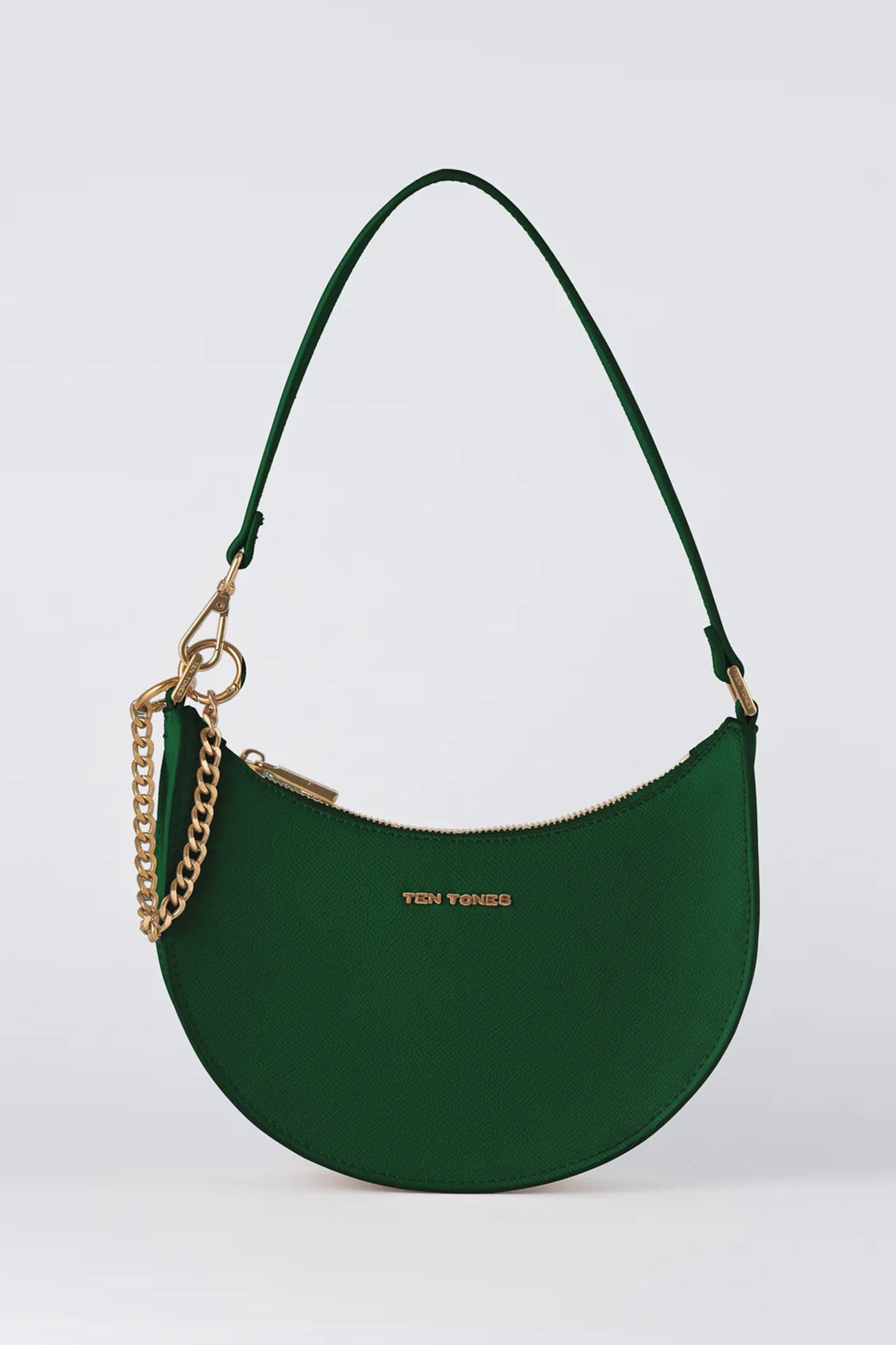 TEN TONES Grayson Moon Bag Green by Selfie Leslie
