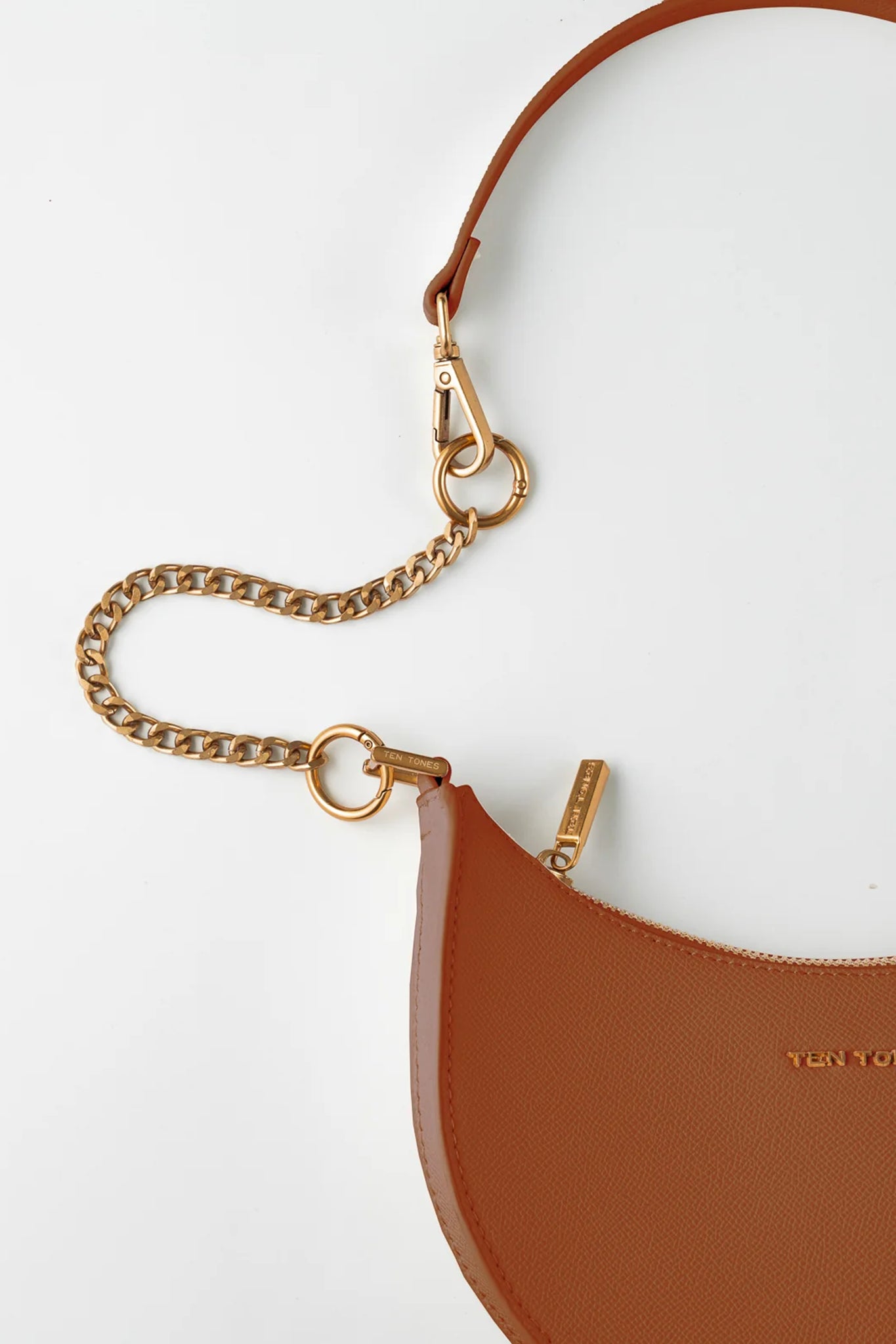 TEN TONES Grayson Moon Bag Orange by Selfie Leslie
