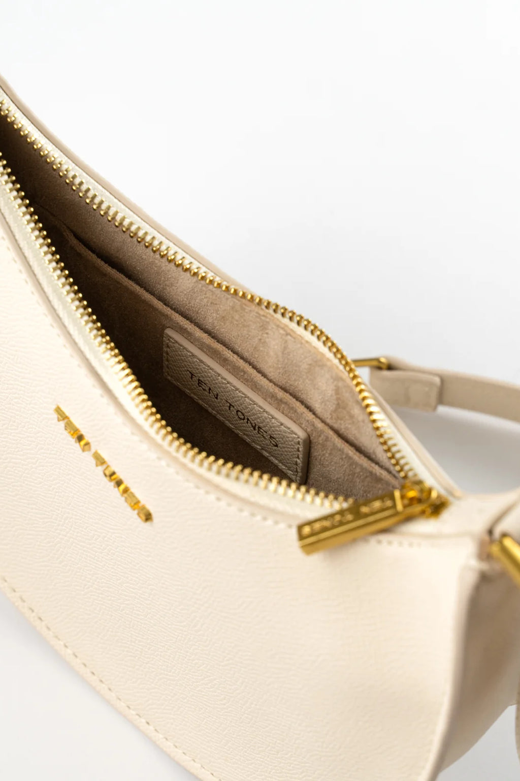 TEN TONES Grayson Moon Bag White by Selfie Leslie