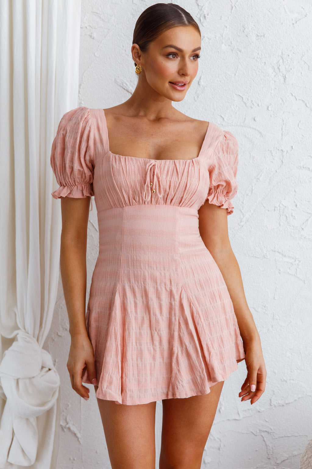 Promise Keepers Puff Sleeve Mini Dress Sienna by Selfie Leslie