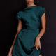 Lucinda Twist Back Mini Dress Jade