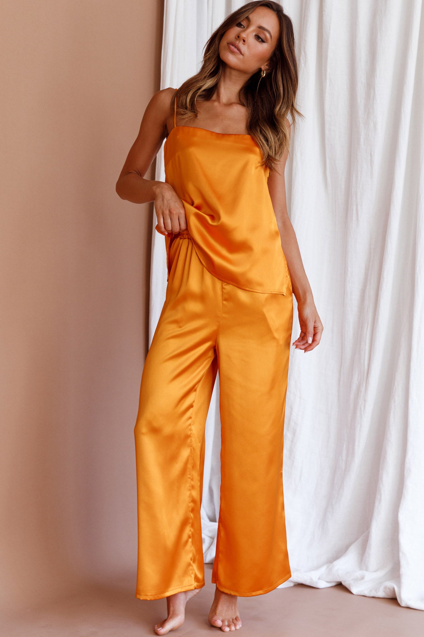 Hotel California Straight Leg Pants Sunset by Selfie Leslie