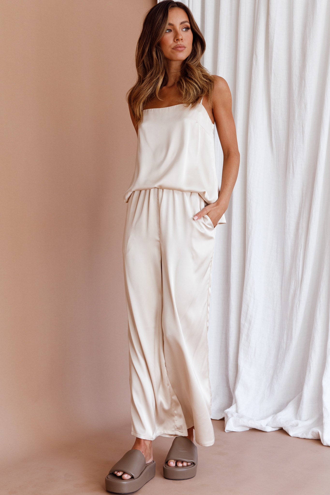 Hotel California Cami Top Stone by Selfie Leslie