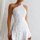 Casa Del Mar One-Shoulder Mini Dress White
