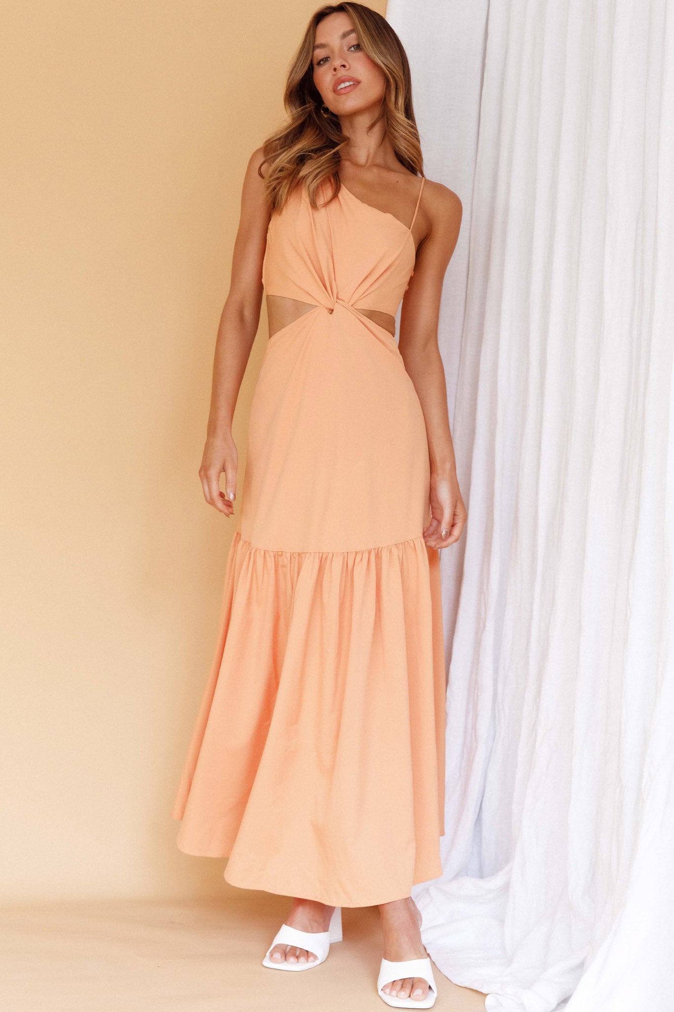 Evening Breeze Cut-Out Waist Maxi Dress Mango by Selfie Leslie