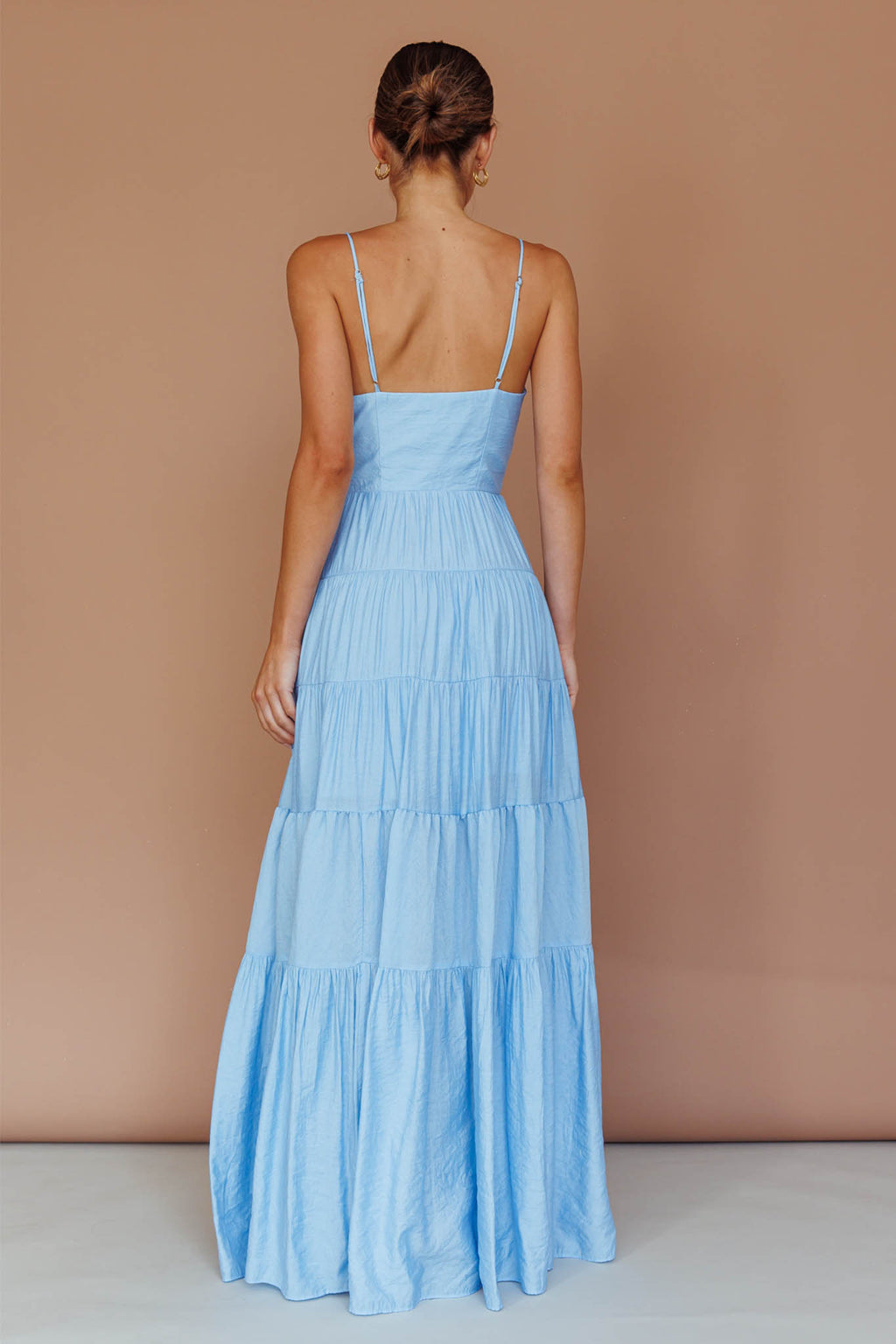 Main Attraction Cami Strap Maxi Dress Blue by Selfie Leslie