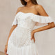 Dreamy Off-Shoulder Mini Dress White