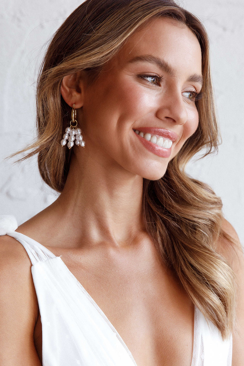 Forever Pearls Earrings Gold by Selfie Leslie