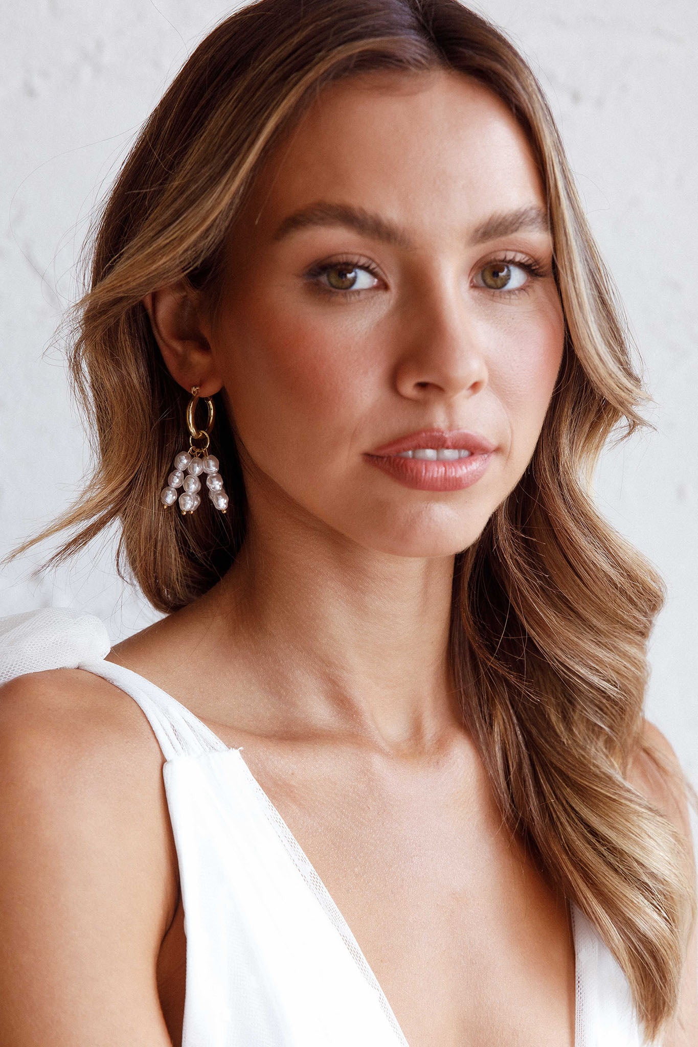 Forever Pearls Earrings Gold by Selfie Leslie