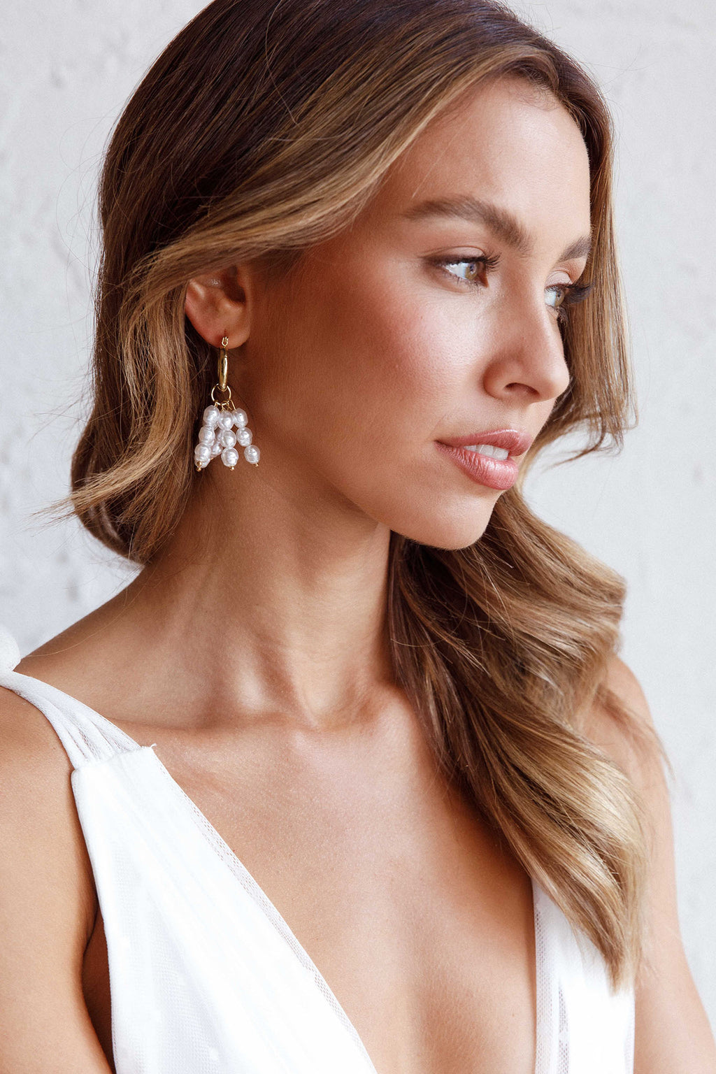 Forever Pearls Earrings Gold by Selfie Leslie