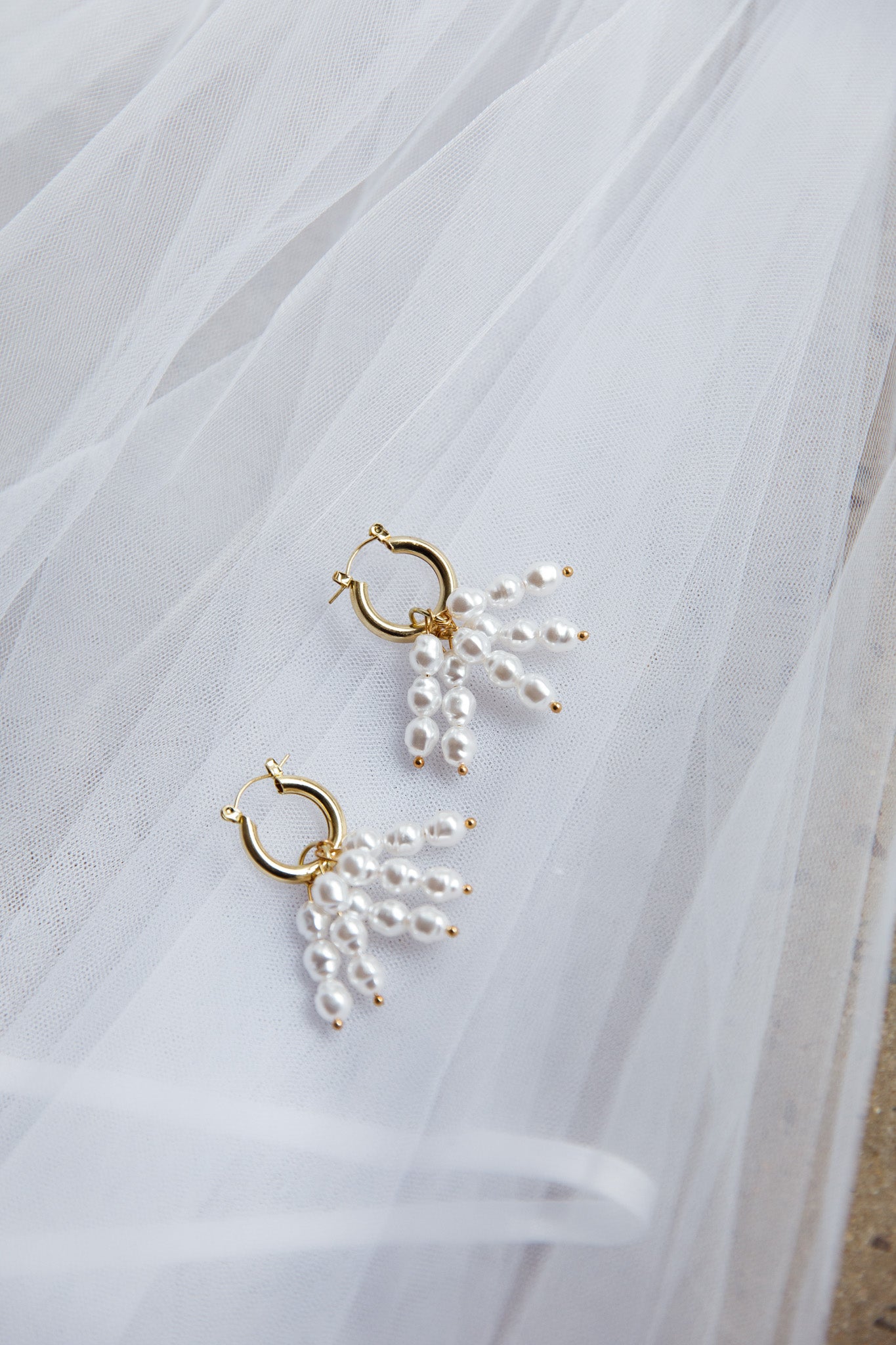 Forever Pearls Earrings Gold by Selfie Leslie