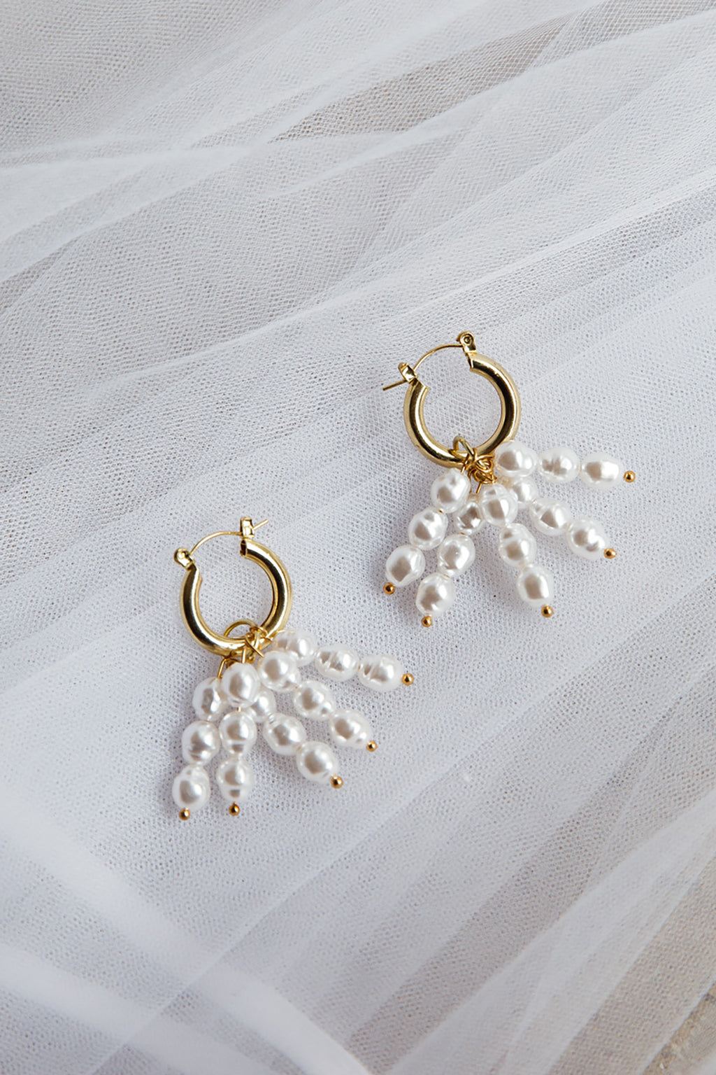 Forever Pearls Earrings Gold by Selfie Leslie