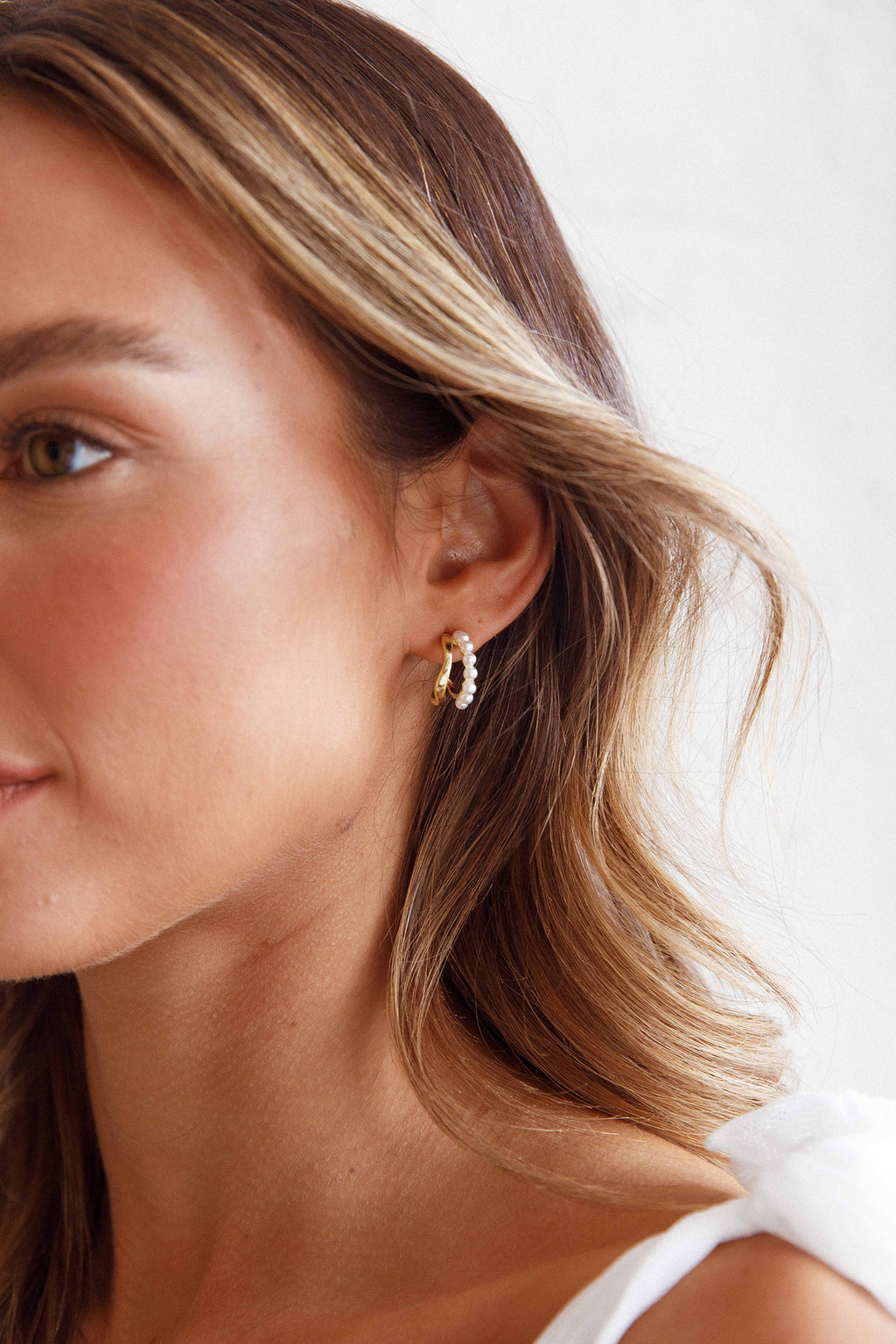 Charis Double Hoops Gold by Selfie Leslie