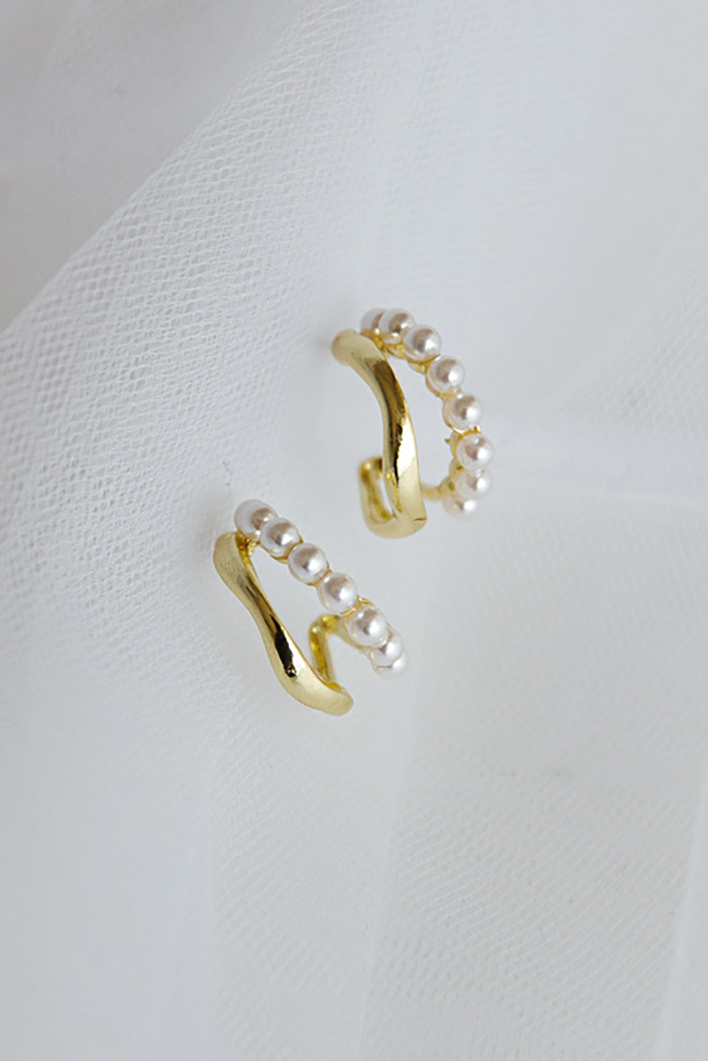 Charis Double Hoops Gold by Selfie Leslie