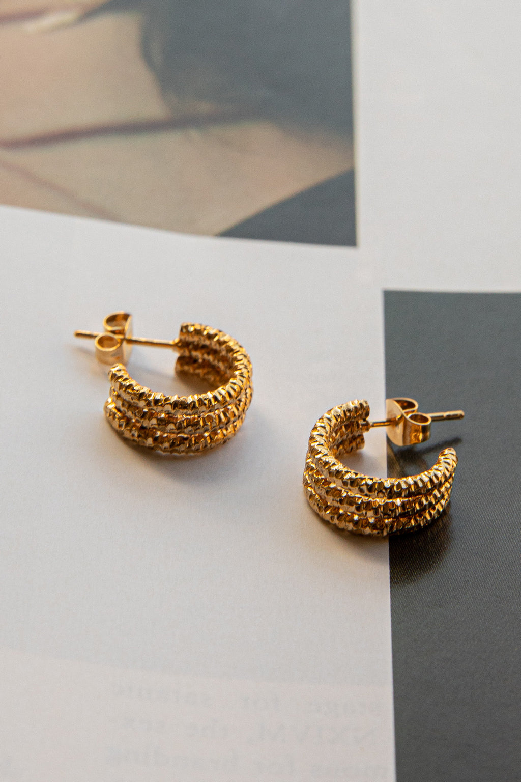 Goldilocks Open Hoop Earrings Gold by Selfie Leslie