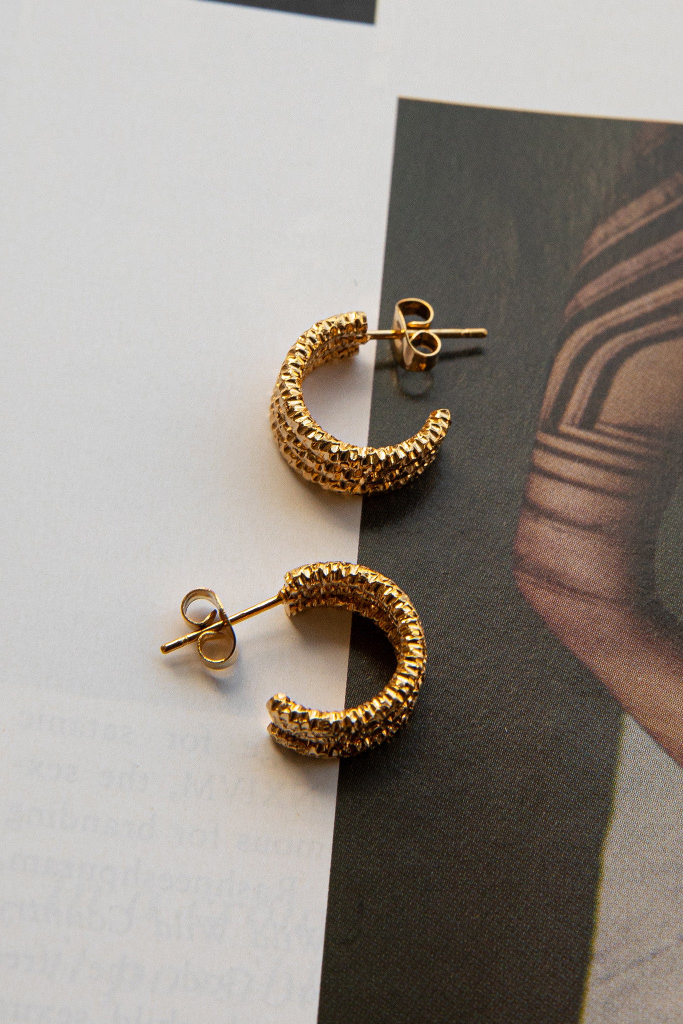 Goldilocks Open Hoop Earrings Gold by Selfie Leslie