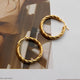 Merrill Hoop Earrings Gold