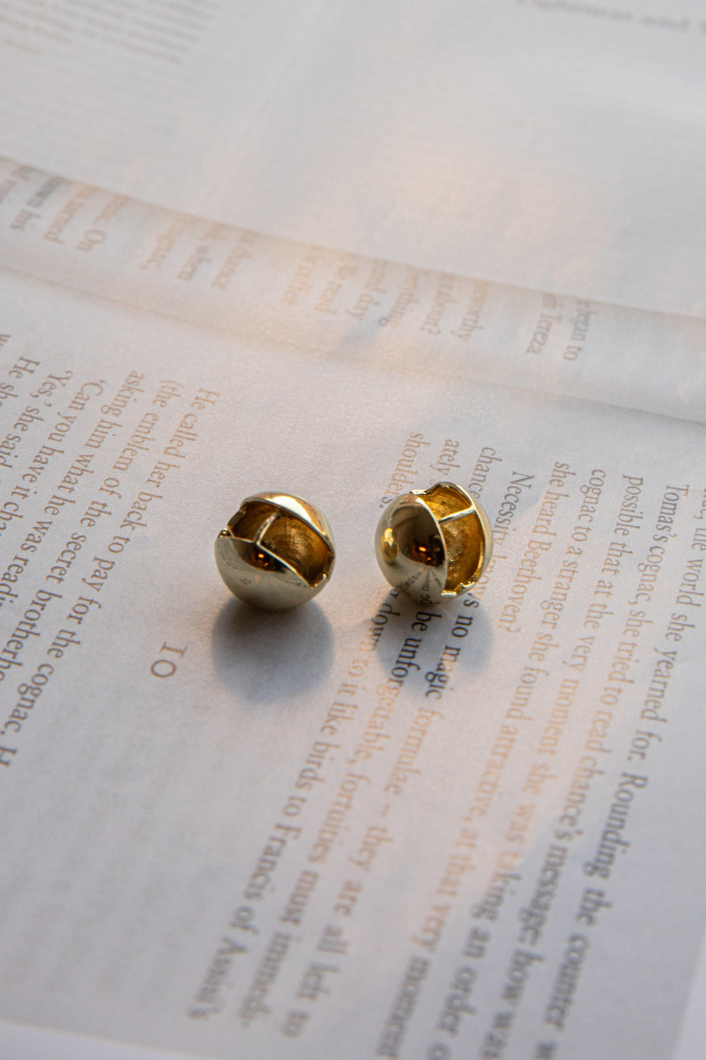 Moonstar Ball Earrings Gold by Selfie Leslie