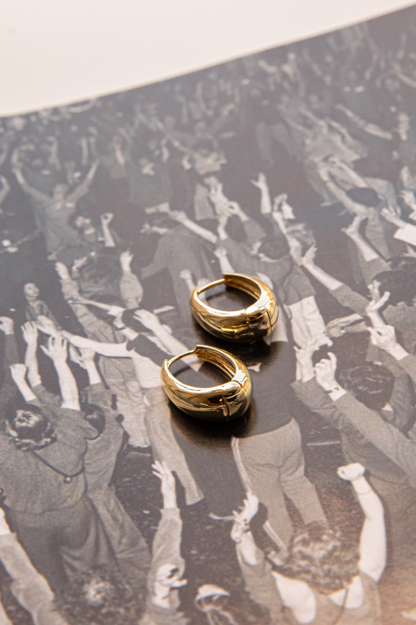 Helena Hoop Earrings Gold by Selfie Leslie