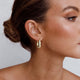 Helena Hoop Earrings Gold