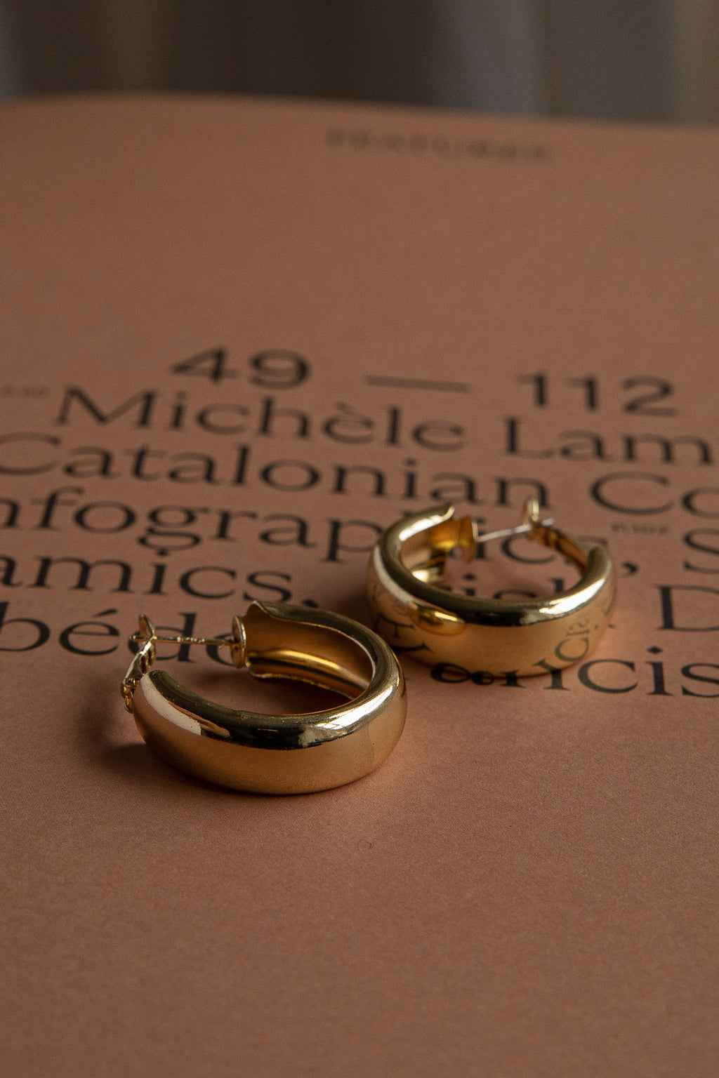 Osiris Hoop Earrings Gold by Selfie Leslie