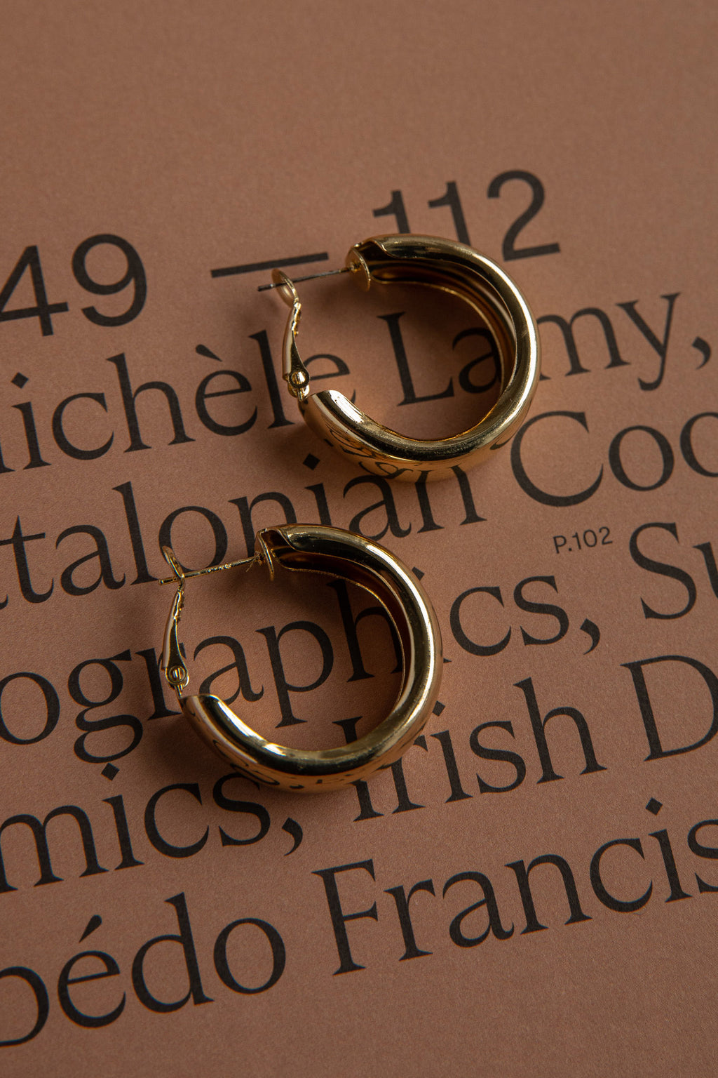 Osiris Hoop Earrings Gold by Selfie Leslie