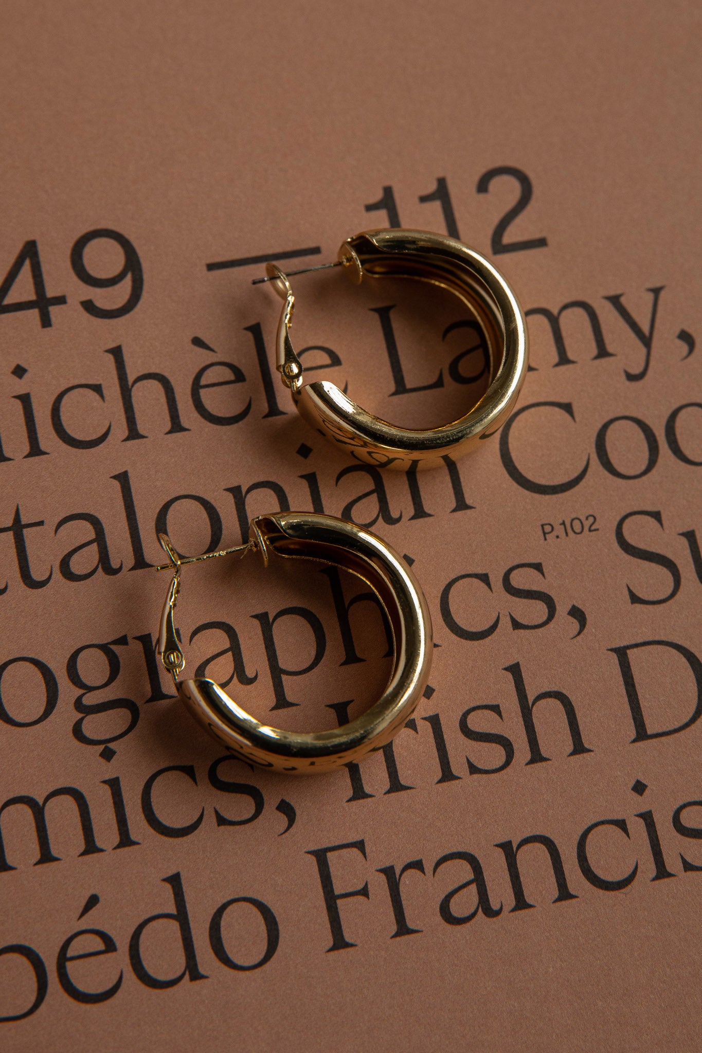 Osiris Hoop Earrings Gold by Selfie Leslie