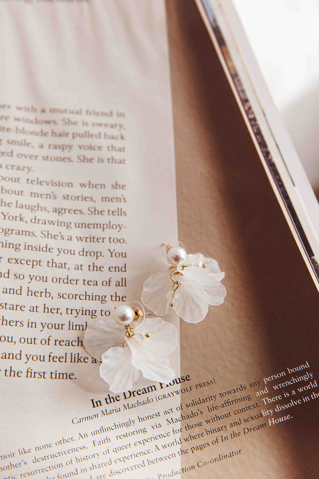 Earth Angel Petal Earrings Gold by Selfie Leslie