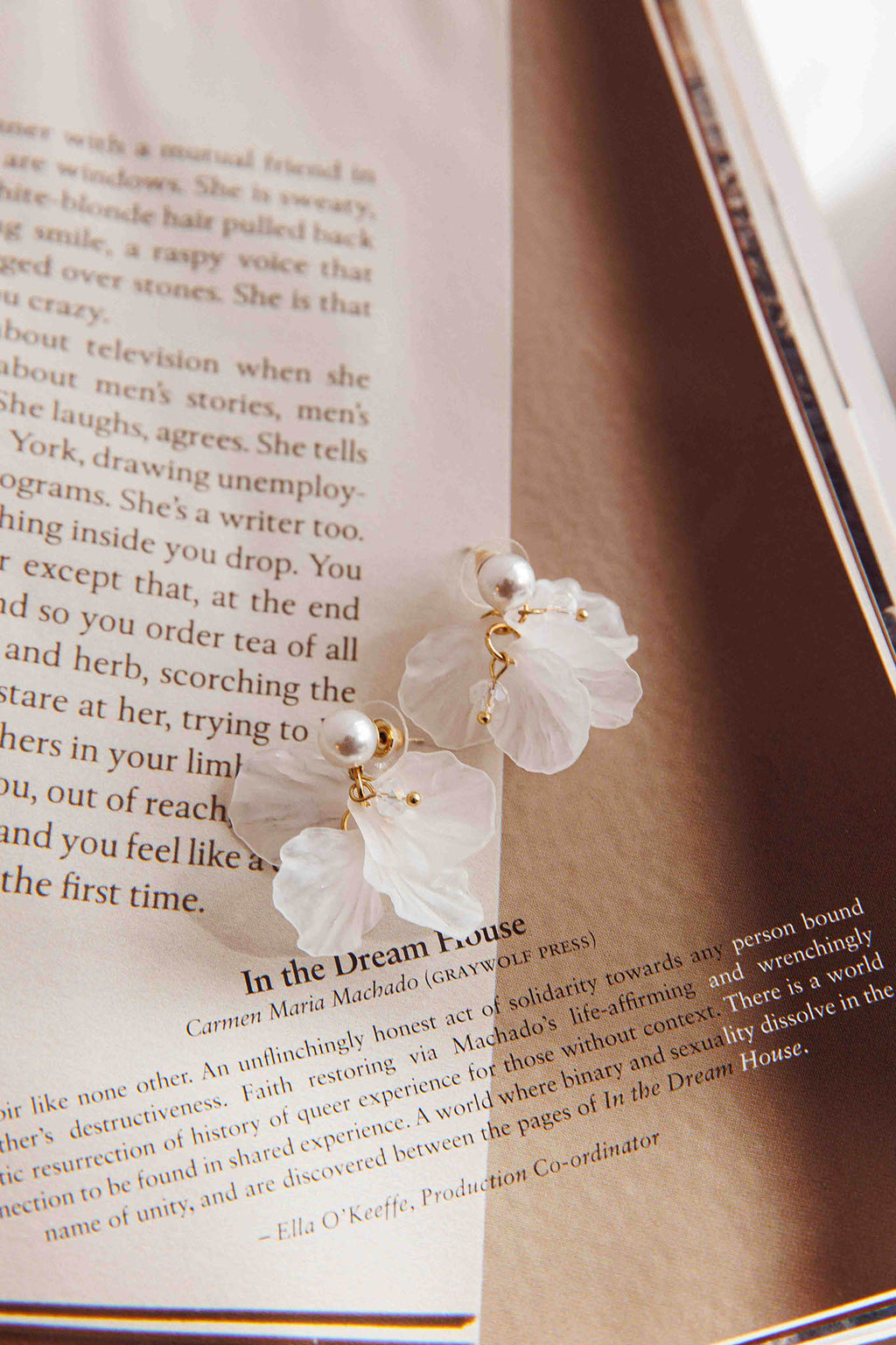 Earth Angel Petal Earrings Gold by Selfie Leslie