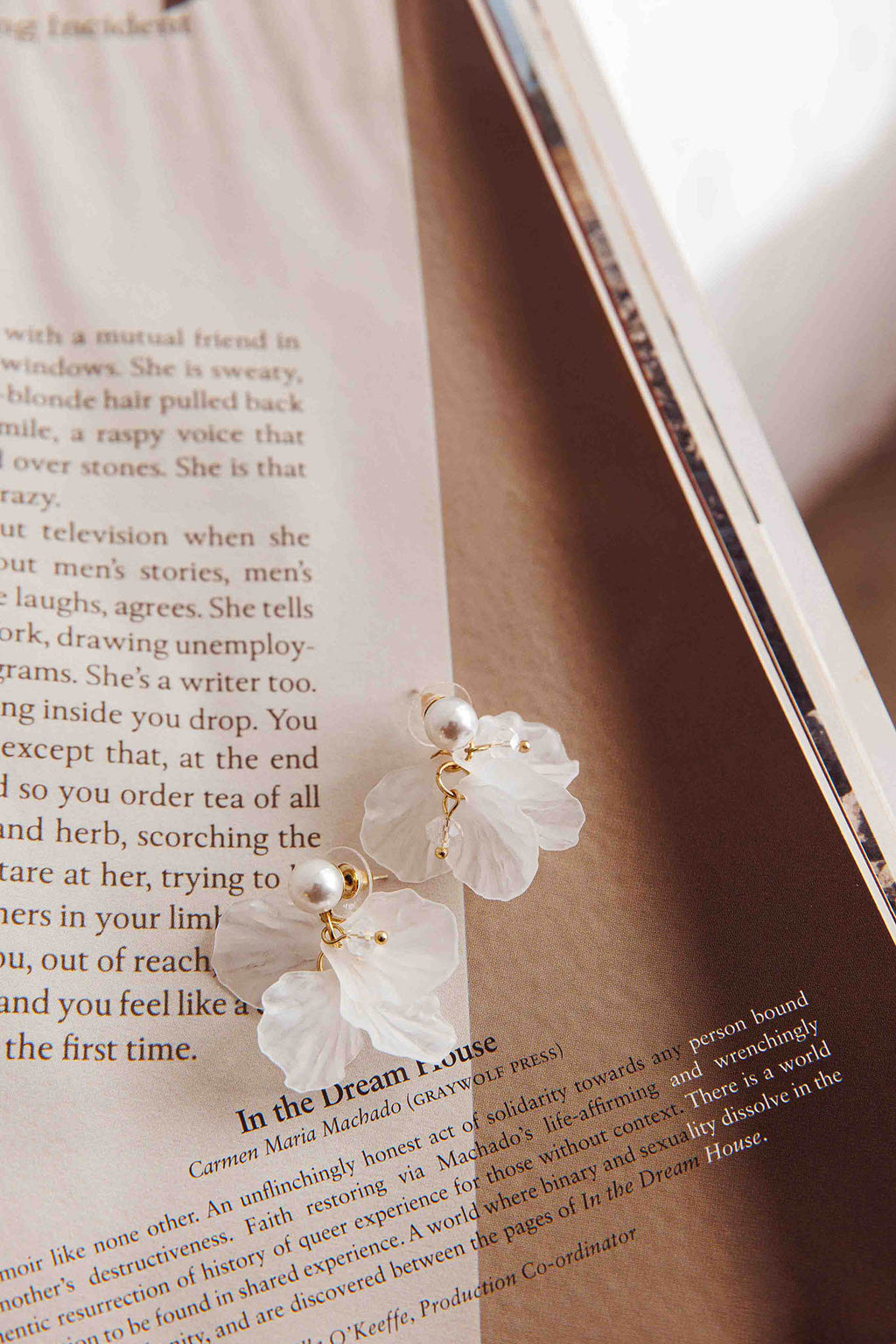 Earth Angel Petal Earrings Gold by Selfie Leslie