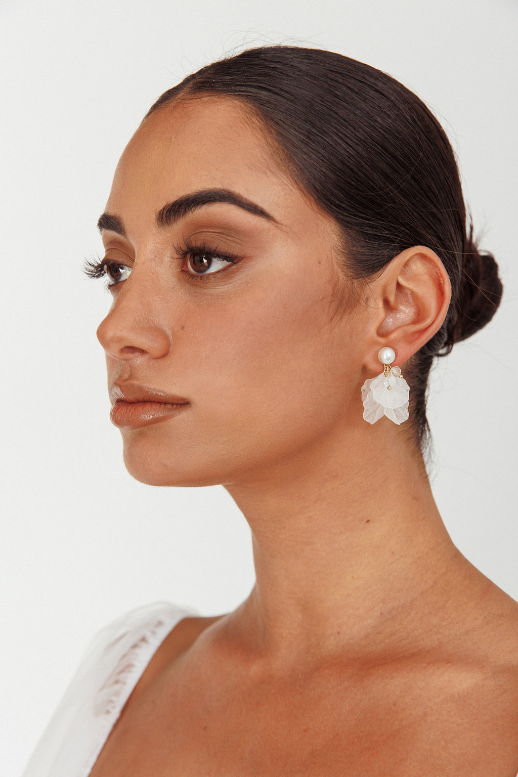 Earth Angel Petal Earrings Gold by Selfie Leslie