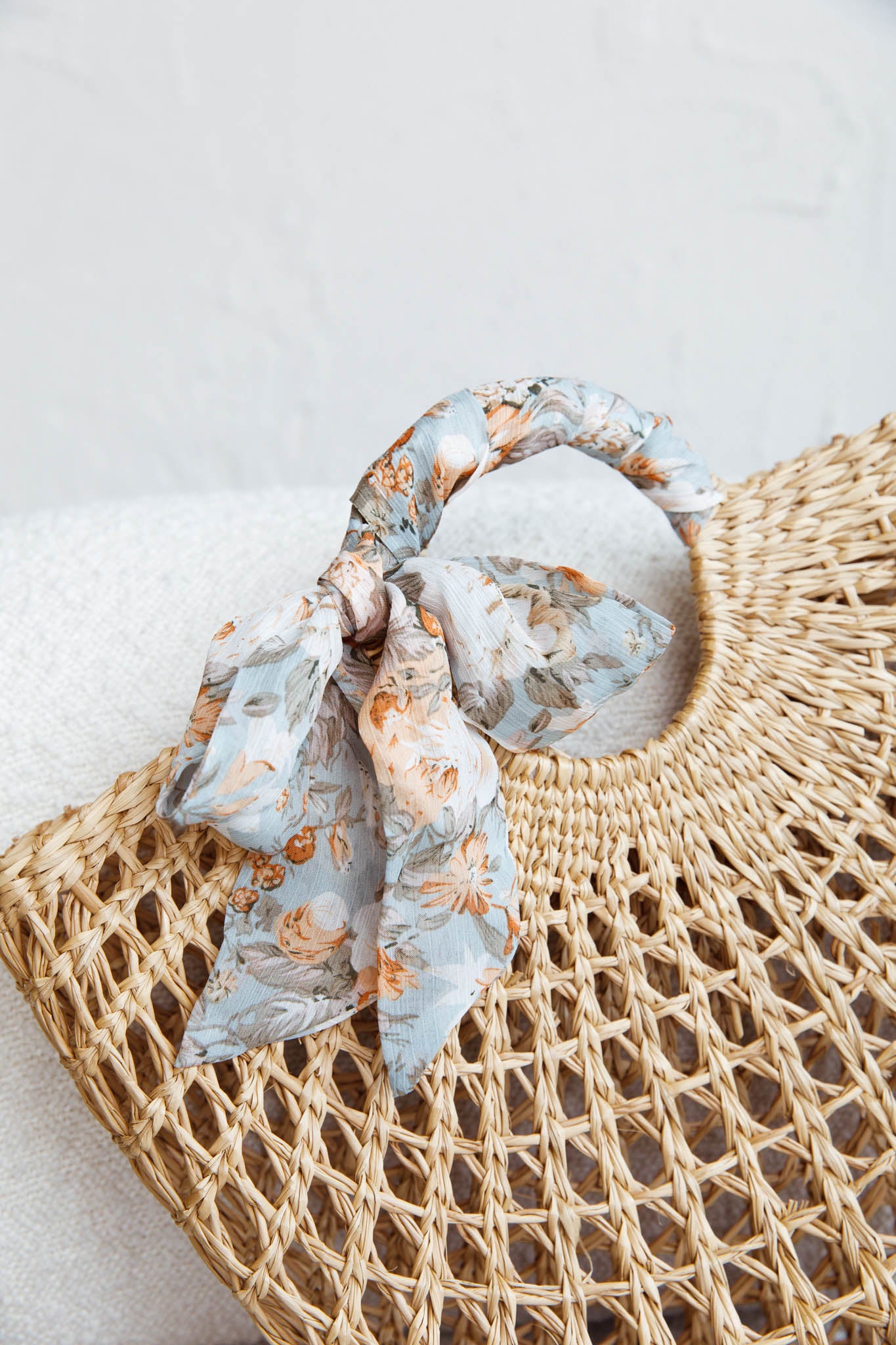 Maddie Twilly Scarf Floral Peach by Selfie Leslie