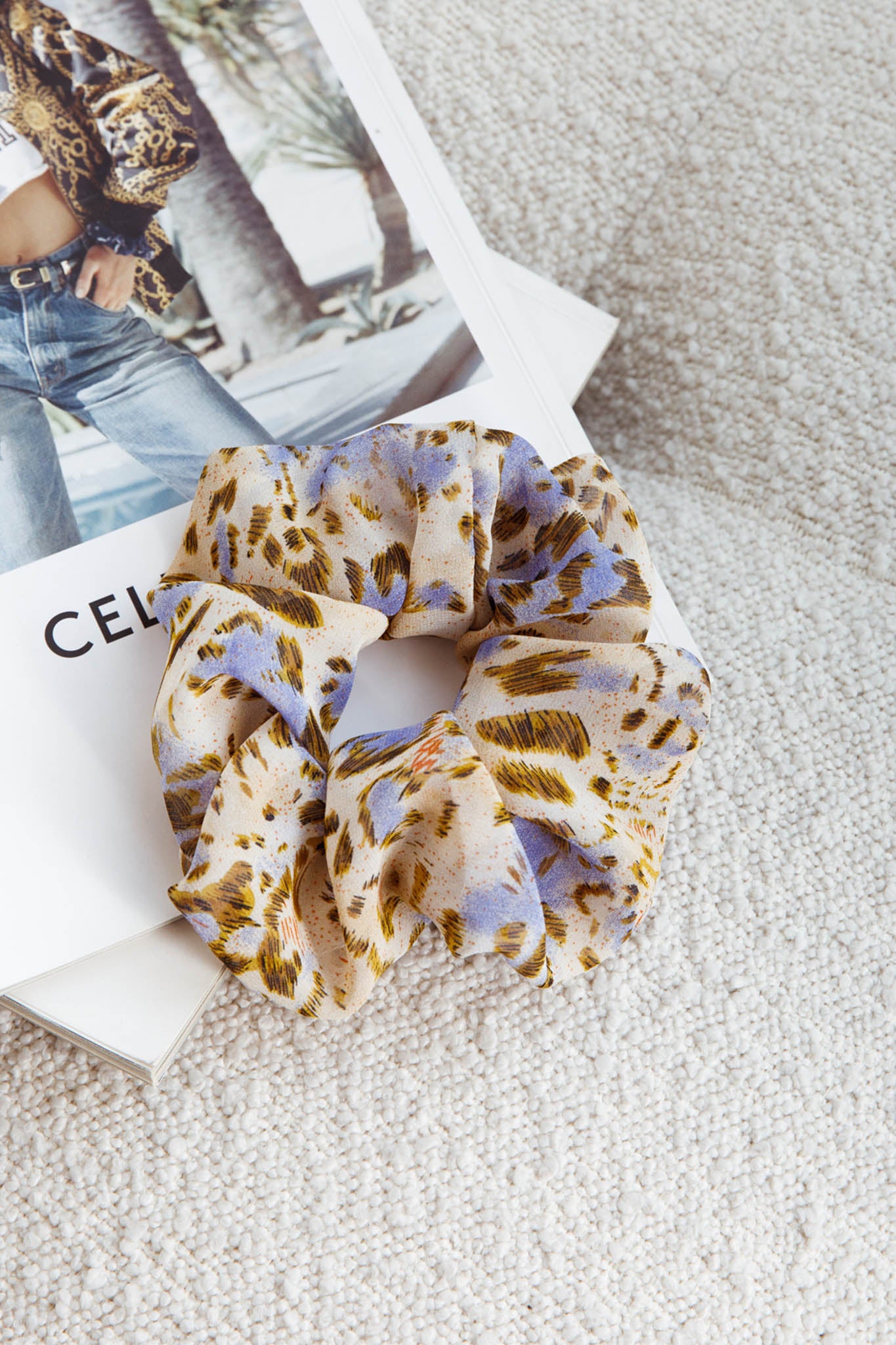 Chouchou Scrunchie Animal Blue by Selfie Leslie