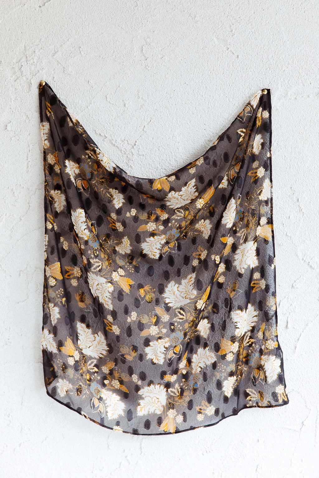 Sundaze Square Scarf Floral Black by Selfie Leslie