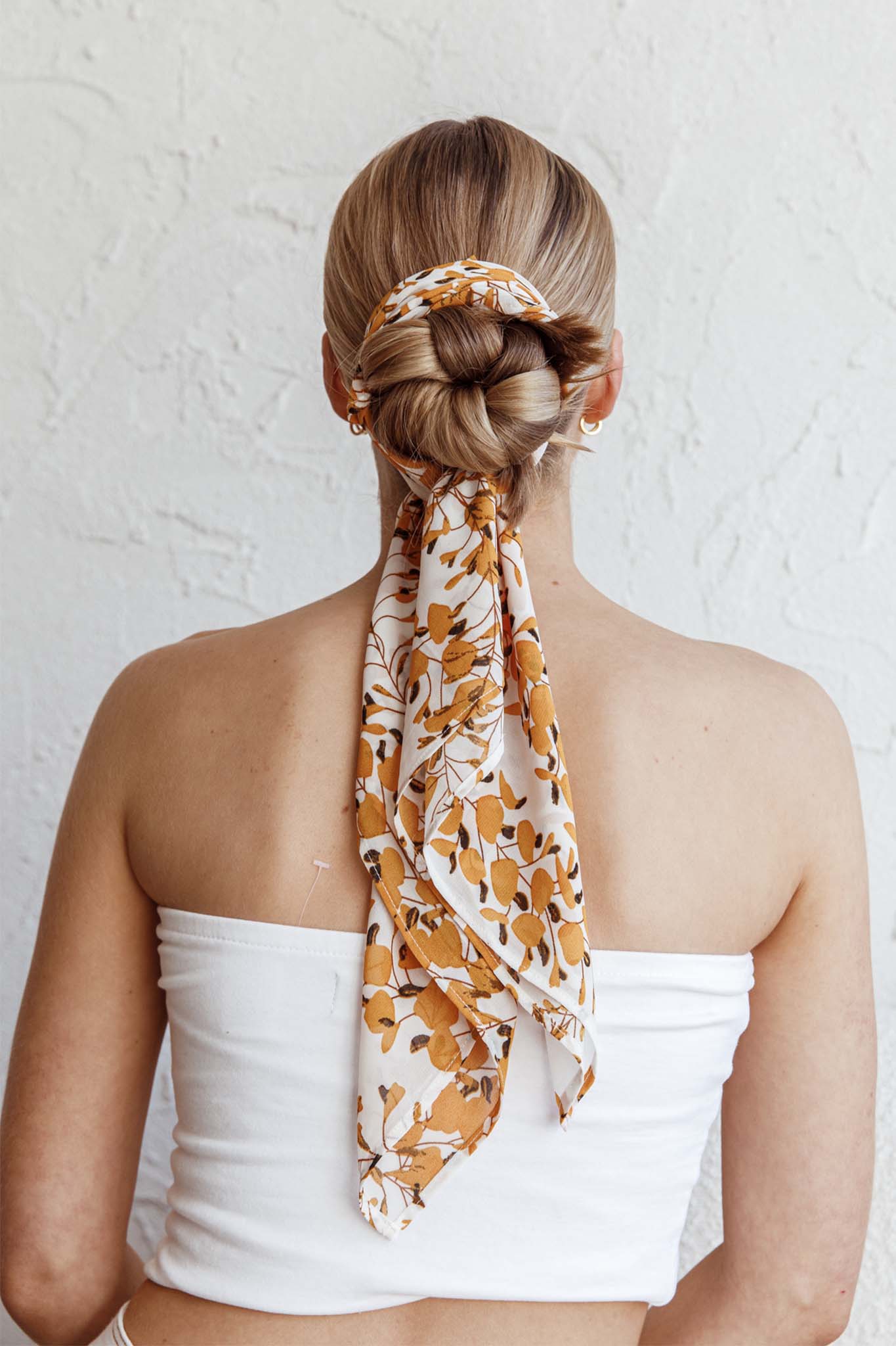 Sundaze Square Scarf Botanic Yellow by Selfie Leslie