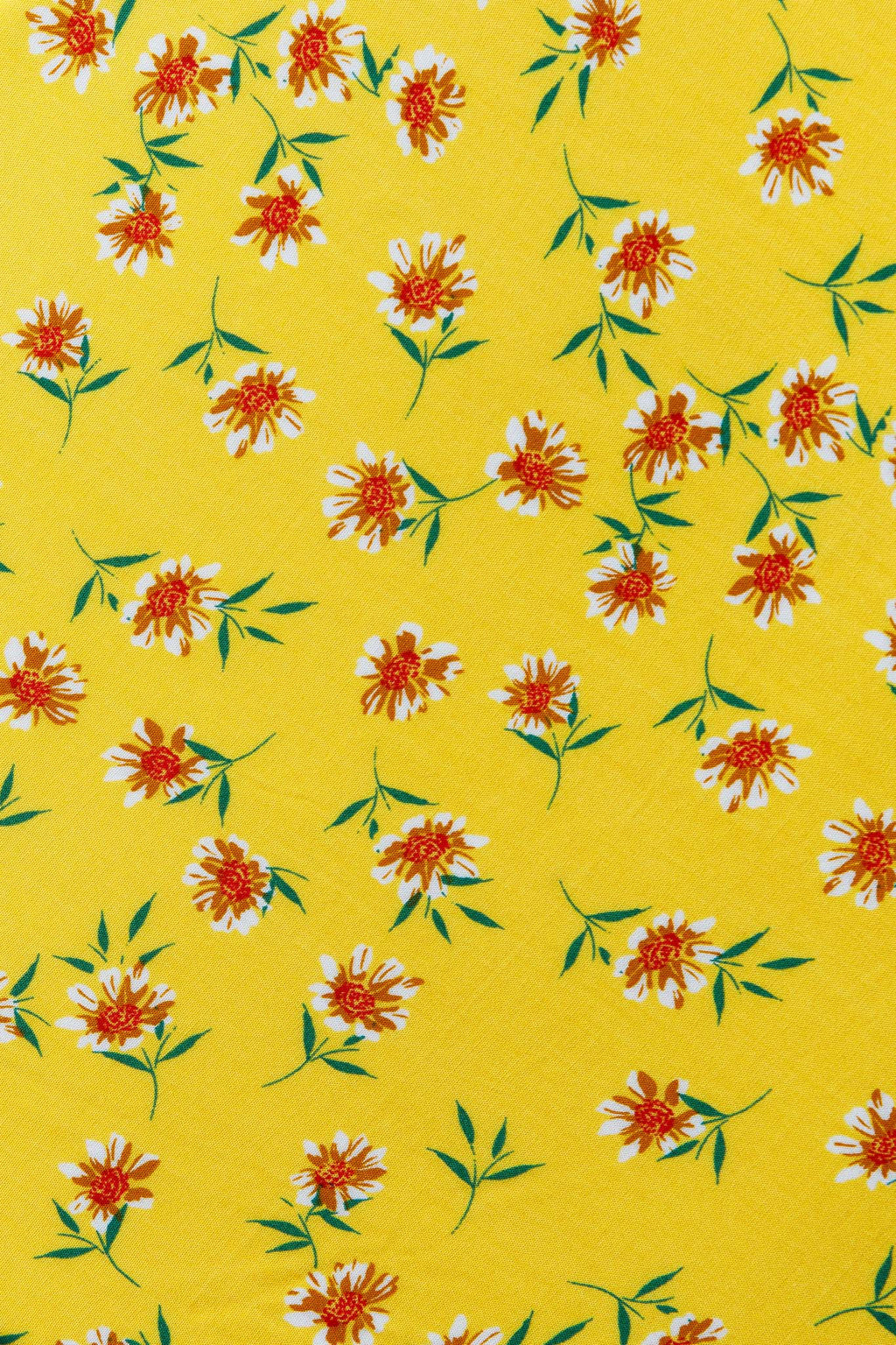 Sundaze Square Scarf Flowers Yellow by Selfie Leslie