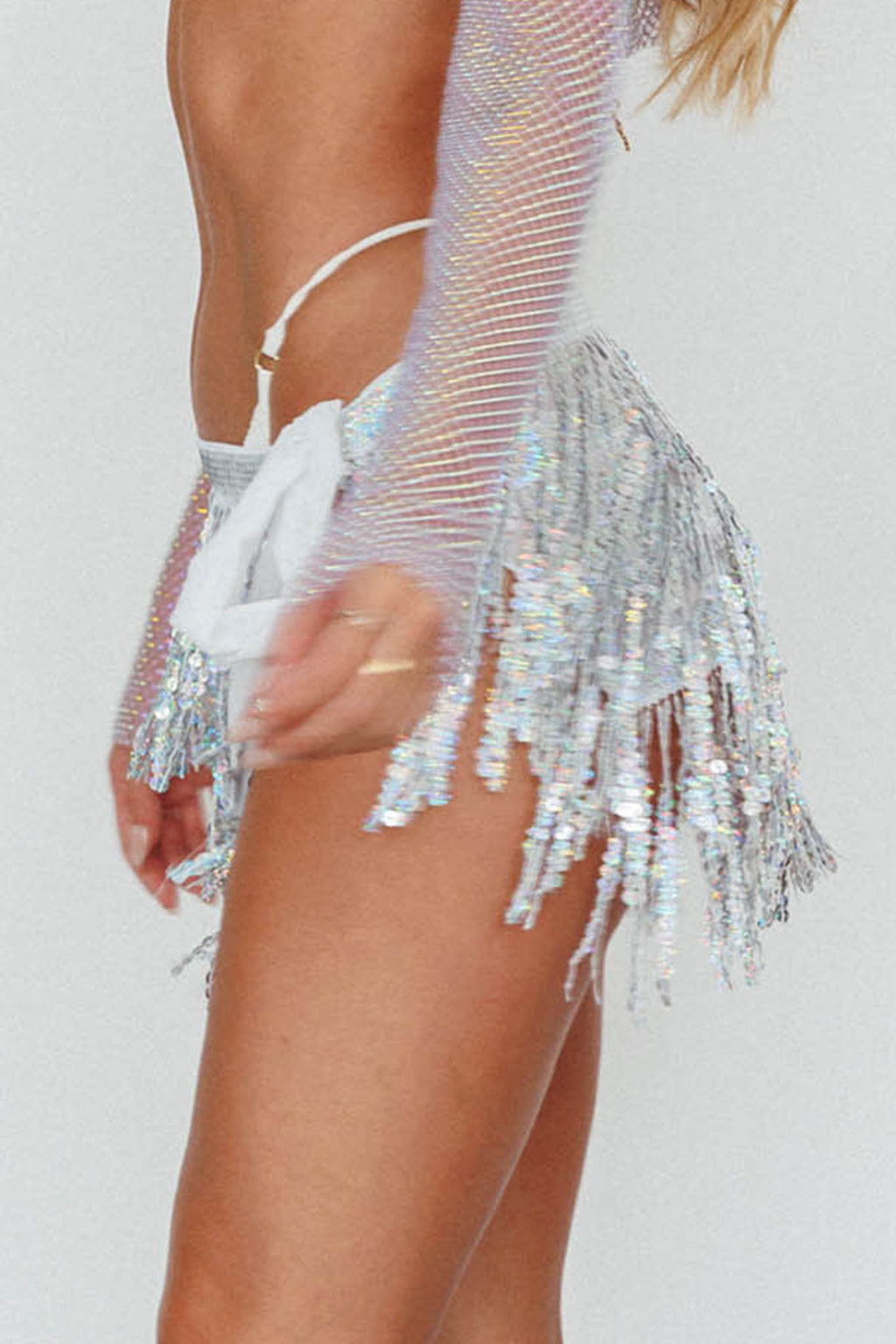 Hot Shot Sequin Mini Skirt by Selfie Leslie