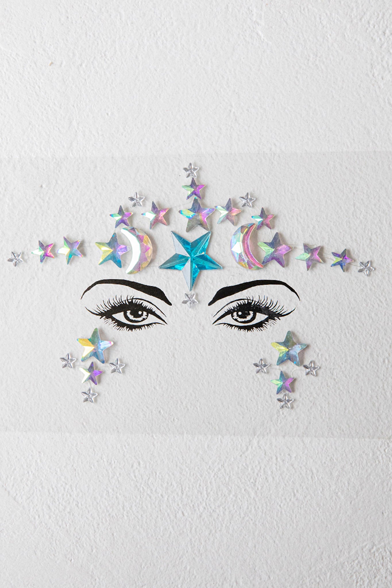Electric Nights Face Jewels Multi F by Selfie Leslie