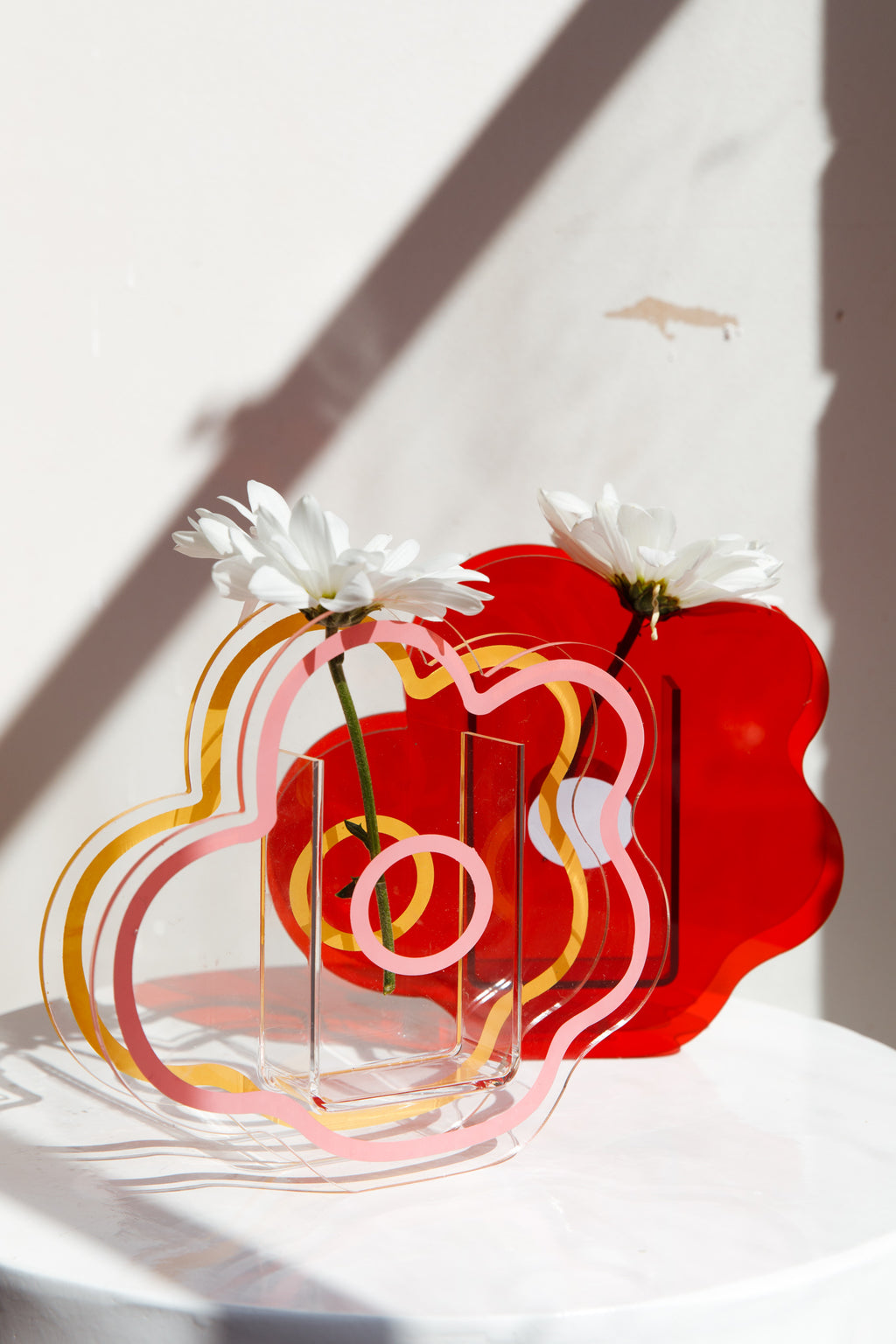 Anemone Eco-friendly Acrylic Vase Clear by Selfie Leslie