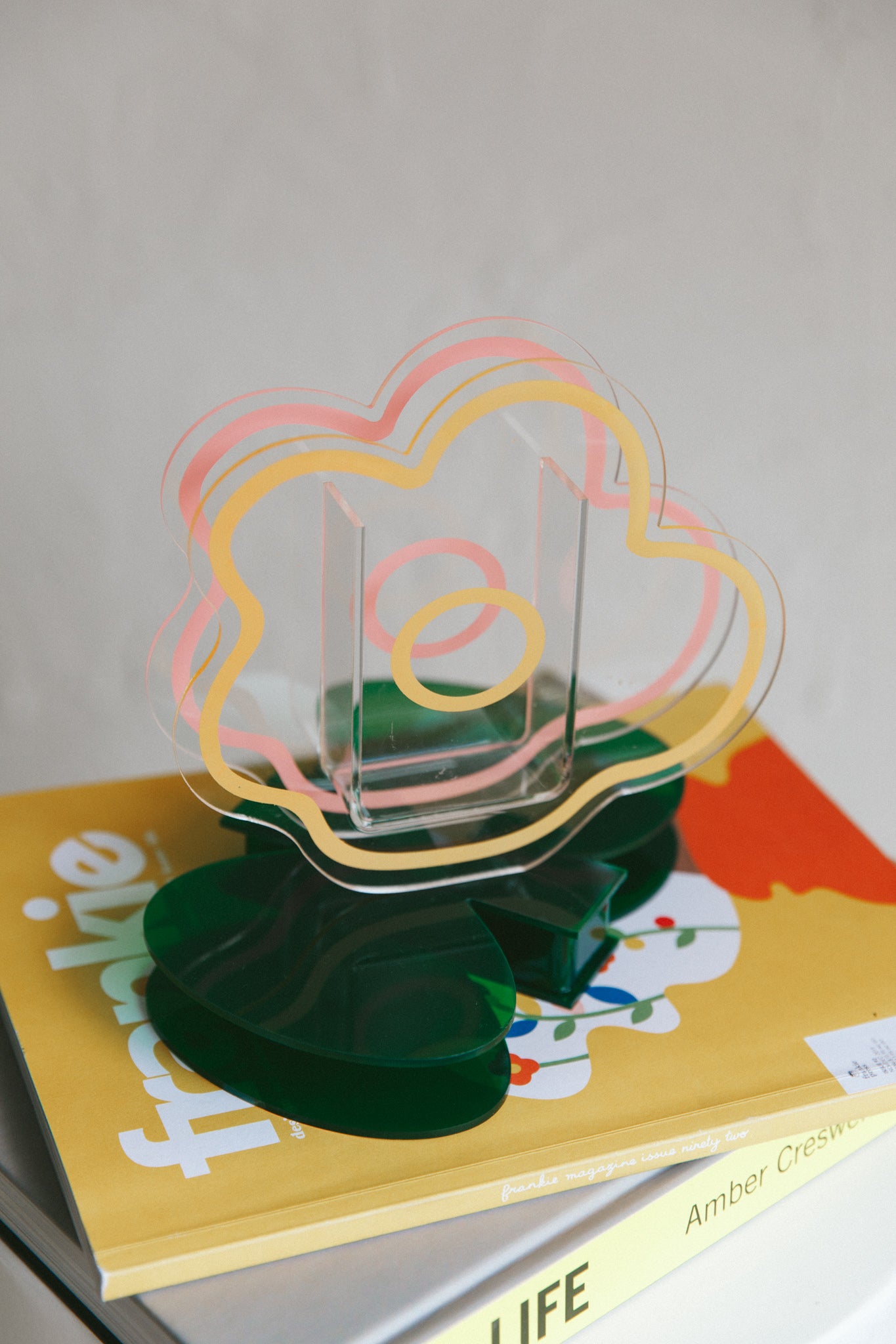 Anemone Eco-friendly Acrylic Vase Clear by Selfie Leslie